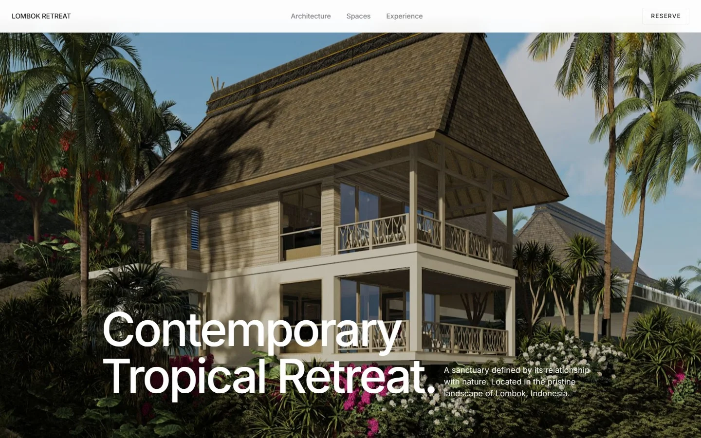 Contemporary Tropical Retreat
